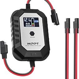 10A 12V MPPT Solar Charge Controller,PowMr Small Portable Solar Panel Regulator with LCD Display,Long Press Switching of Battery Type,for 12 Volt Gel AGM Lithium LiFePO4 Battery-21