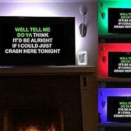 NYC Acoustic USB RGB LED Strip Lights for Backlighting Your TV for Home Karaoke-9