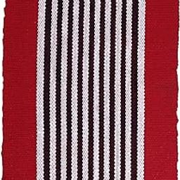 SARAL Home Soft Cotton Multi Purpose Rectangular Rug -(Red, 45X70 Cm)-22
