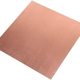 CXGBQSJ Copper Sheet Metal Plate 99.9% Smooth Finish High Conductivity for Craft Engraving Laser Cutting and Industrial Use,50x200x3mm-image-60