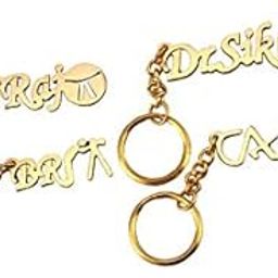Personalized Brass Keychain With Any Name And Profession Logo-14