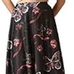 Long Skirts for Women Butterfly Print Skirt|American Poly Spandex Casual Skirt for Girls|Summer Skirt|Huge Flare 39Inch Height (No Top Included)-picture-8