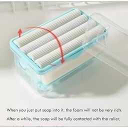 Single Pack Laundry Soap Roller Dispenser F5, Trendy Portable Box, Clothes Washing Helper, Compact and Durable Plastic-image-36