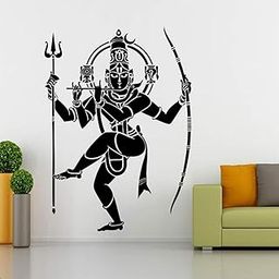 Walltech Natraj Wall Sticker| Beautiful Design Wall Decoration Sticker-image-6