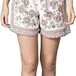 Floral Print Elasticated Women Shorts-picture-10