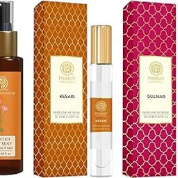 Forest Essentials Intense Perfume Lime Saffron Oudh | Long Lastin,Forest Essentials Intense Perfume Rose & Carnation | Long Lasting,Forest Essentials Body Mist Lime Saffron Oudh | Long Lasting & In-18