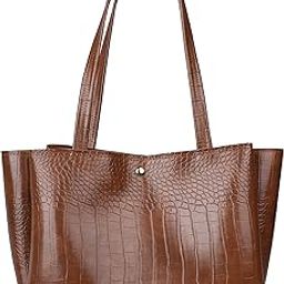 Large Capacity Croco Pattern Tote Bags for Womens Big Purses and handbags ladies Big Shoulder Bag-image-95