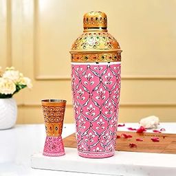 RUDRA CRAFTO Aluminum Water Bottle with Glass Insert 27x7 oz Leakproof Reusable Flask -23-image-44