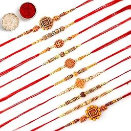 Mens Rakhi For Brother, Set Of 10 Dora Rakhi With Greeting Card And Tilak Set Combo | Best Rakhi For Brother | Pack Of 12 (10 Dora Rakhi, Greeting Card, Tilak Set) (Dr-02)-image-42