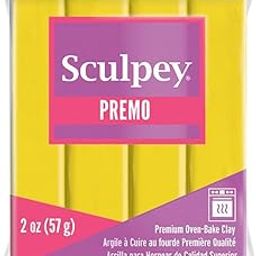 Polyform Sculpey Premo Polymer Clay (2 Ounces, Cadmium Yellow)-image-3