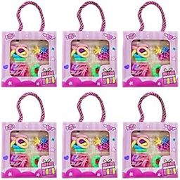 RETURNGIFTS- Pack of 6 kits for girls for hair accessories, Best Kanjak Pooja and birthday return gifts for girls age upto 10 years old.-image-48