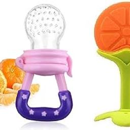 WATERFOWL Infant Silicone Fruit Shape Teether For 3 To 6 Months Baby|Teether For Baby 6-12 Months |Baby Teether 6 Months Babies|Teether For 6 To 12 Months Baby Bpa Free Combo Pack (Multi-15)-image-72