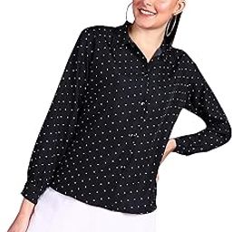 Women Casual Sky Blue Floral Printed Shirt | Collar Button Shirt | Full Sleeve Shirt | Trendy Shirt | Regular Casual Shirt-9