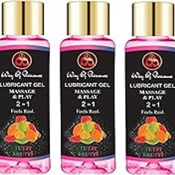 Way Of Pleasure Lube Flavoured Lubricant Gel-50Ml|Water Based Lube|Pack Of 5(Tutti Frutti,Pack Of 5)-image-55