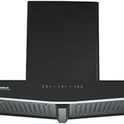 Hindware Smart Appliances ONYX 90 CM ISLAND CHIMNEY comes with Autoclean technology and maximum suction power of 1450 m3/hr with Remote Control and Motion Sensor (Black 90cm)-image-51