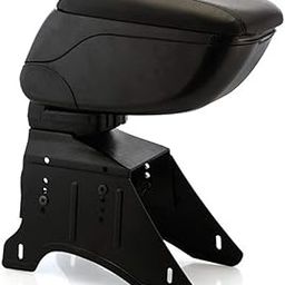 Dhanvine Car Centre Console Hand Armrest Black Compatible with Mahindra Bolero (2023-Present)-1