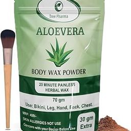 VADLO Body Wax Powder for Women- 10 Minutes Herbal Aloevera Hair Removal Wax Powder Easy to use at Home, No Chemicals - No Irritation, No Skin Rashes for Women and Girls (100g)-image-22