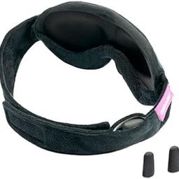 Midnight Magic Sleep Mask – Adjust Padded Nose Strip to Block or Blackout Light - for Home and Travel - Soft Plush Fabric – Eye Liners Keep Fabric Away from Eyelids - Memory Foam Earplugs-picture-12