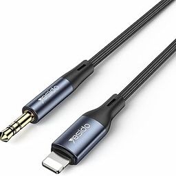 YESIDO Lightning to 3.5mm AUX Adapter - Nylon Braided, Durable Audio Cable with HiFi Sound, Universal Compatibility for Lightning Interface Devices, Car and Home Stereo Systems-26