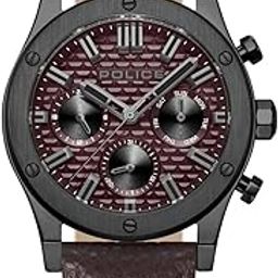 Analog Burgundy Dial Men's Casual Watch-image-79