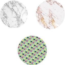 VELURA 3X 120cm 48" Dia. Waterproof Non-Slip Round Table Cover Table Cloth Decor|1 Piece Marble Pattern Tablecloth| Tablecloths| Kitchen, Dining & Bar-image-40