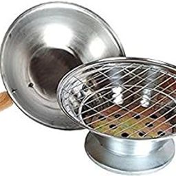 Kuber Industries Aluminium Multi Purpose Oven, Gas Tandoor, Barbeque Griller/Bati/Pizza Maker Set of 1 Pc (Code-02), Silver, Standard (TANDOORVA02)-image-38
