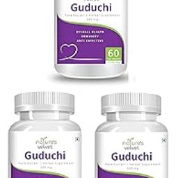nature's velvet Lifecare Guduchi Giloy Tinospora Cordifolia Extract (500 mg) -60 Capsules Pack of 3-picture-30