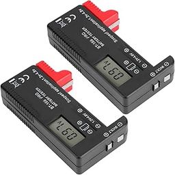 Set of 2 Digital Battery Tester Checkered Tester Battery Capacity Battery Checker Electrical Battery Tester 2Pcs Battery Tester Battery Tester for-picture-10