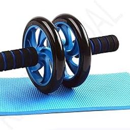 RAVIRANDAL Ab Pro Two Wheels Ab Roller | Home Workout Abdominal & Core Strength Training | Ab Workout Wheel for Home Gym Fitness for Beginner and Advanced Level-ab Roller kit Thick Knee Pad Included-29