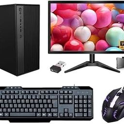 AIO-ZX22 Desktop Computer Set with Core i3 6th, 16GB RAM, 500GB SSD, 2GB Graphics Card, 19" Monitor, Keyboard & RGB Mouse, WiFi, Windows 11 (16-500-2GB)-19