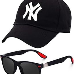 CAPITEUM , Stylish Sport Baseball Cap & Stylish Aviator Wayfarer Sunglass for Men's and Boy's (Pack of 2)-image-95