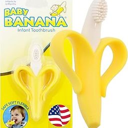Baby Banana Bendable Training Toothbrush Infant-1