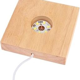 Graphicalmela Square LED Light Base Acrylic Display Lamp for Crystals Ball Art Crafts DIY Raisin Art School Project or Holding a Paper Weight-17