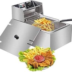 Shoppers Hub PNQ Stainless Steel 8 litres Gross (6 litres Nett) 2500W Multipurpose Electric Deep Fryer for Commercial Use in Cafes, Hotels and Restaurants-picture-18