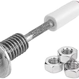 EMNDR 50 PCS Mini threaded cannon nail M8 with threaded nail screw and nut suitable for cannon nail gun Ceiling Tiles Interior Ceiling Nails threaded nails-15
