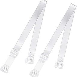 Set of 3 Women's Silicone Wired Tank Transparent Bra Invisible Straps-9