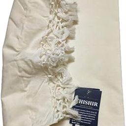 SHISHIR Pure Bhagalpuri 100% Cotton Thin Blanket for AC and Rainy Season | Dull Chadar | Top Sheet | AC Chadar | Travelling | for Sleeping in All Season (Pack of 1)| TC - 250, Solid White-image-74