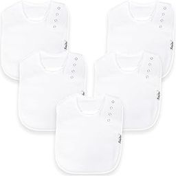 KiddyStar Double Layer Bandana Bibs - Thick, Multi Snaps, Organic Cotton - Soft & Absorbent - For Drooling, Teething, Feeding-picture-30