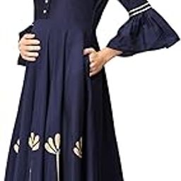 Women's Cotton Maternity and Nursing Kurti Front Zipper for Easy Feeding Pre and Post Pregnancy Kurta Dress-image-11