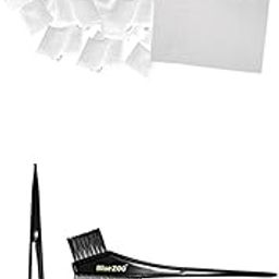 Enakshi® 200Pieces Anti-water Home Hair Capes Barber Hair Dye Set Dyeing Comb Black|Health & Beauty | Salon & Spa Equipment | Styling Capes & Gowns-image-8