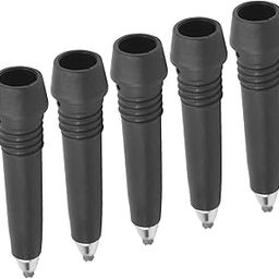 Alpenstocks Tip, Tungsten Manganese Steel Alloy Alpenstocks Rod Tip Slip Resistant 5pcs Black Rubber for Hiking Camping for Mountaineering-image-74