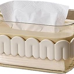 Wrixty Tissue Box Cover,Tissue Paper Dispenser | Multifunctional Facial Tissue Holder Case, Creative Paper Tissue Dispenser for Bathroom Kitchen Bedroom-image-14