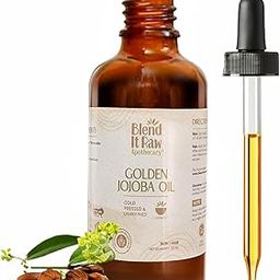 Blend it Raw Apothecary Organic Jojoba Oil for Skin & Hair, 50ml, Pure Jojoba Carrier Oil for mixing essential oils-image-43