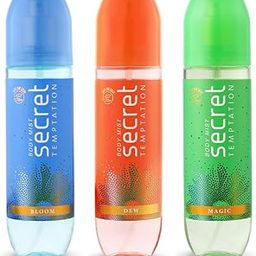 Secret Temptation Body Mist Combo for Women, Pack of 3 (135ml Each) l Bloom, Magic & Dew Body Mist l Long-Lasting Fragrance l Dermatologically Tested & Safe on Skin-image-69