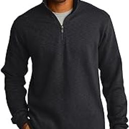 Slub Fleece 1/4-Zip Pullover-image-5