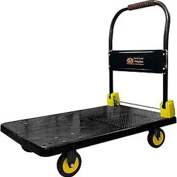 VOLTZ VZ-VHT-400 Trolley Moving Platform Hand Trolley, Material - Plastic, Foldable for Easy Storage and 360 Degree Swivel Wheels with 400kg Weight Capacity-image-29
