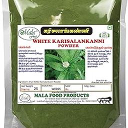 MALA Karisalankanni powder -25 GMS/Bhringraj powder/Kayonni/Eclipta alba/False daisy Leaves Powder -25 GMS-image-67