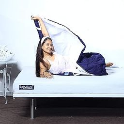 Spinecure Specials - Health Guard+ Certified Neem Cool Gel Memory Foam Orthopedic Mattress, (78 x 72 x 6 inches, King Size); White-image-40