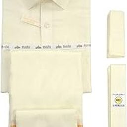 Wedding Mens Silk Look Full Sleeve Regular Fit Shirt + Double Layer 8 Mulam Dhoti(Free Size) + Single Towel And You Can Choose Your Shirt Size.-image-49