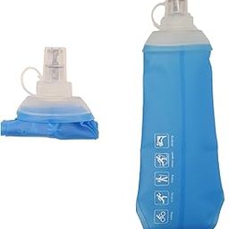 YEVTAHT 500ML Soft Flask, Running Water Bottles,TPU Foldable Running Hydration Flask, Soft Collapsible Water Bottle for Hydration Pack Cycling Marathon Running Hiking-image-30